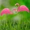 4E’s Novelty 2 Pink Flamingos Yard Decorations - Large Flamingos Yard Ornaments, Lawn Flamingos for Yard Sculptures & Statues Outdoor Garden Decor